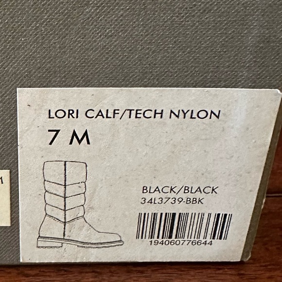 Aquatalia Lori Weatherproof Tech Nylon & Leather Boots - Picture 8 of 8